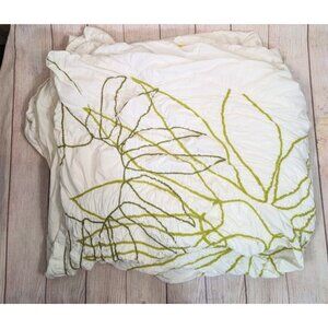 CB2 BEDDING Lula Embroidered Duvet Cover 88x92 Full Queen Size